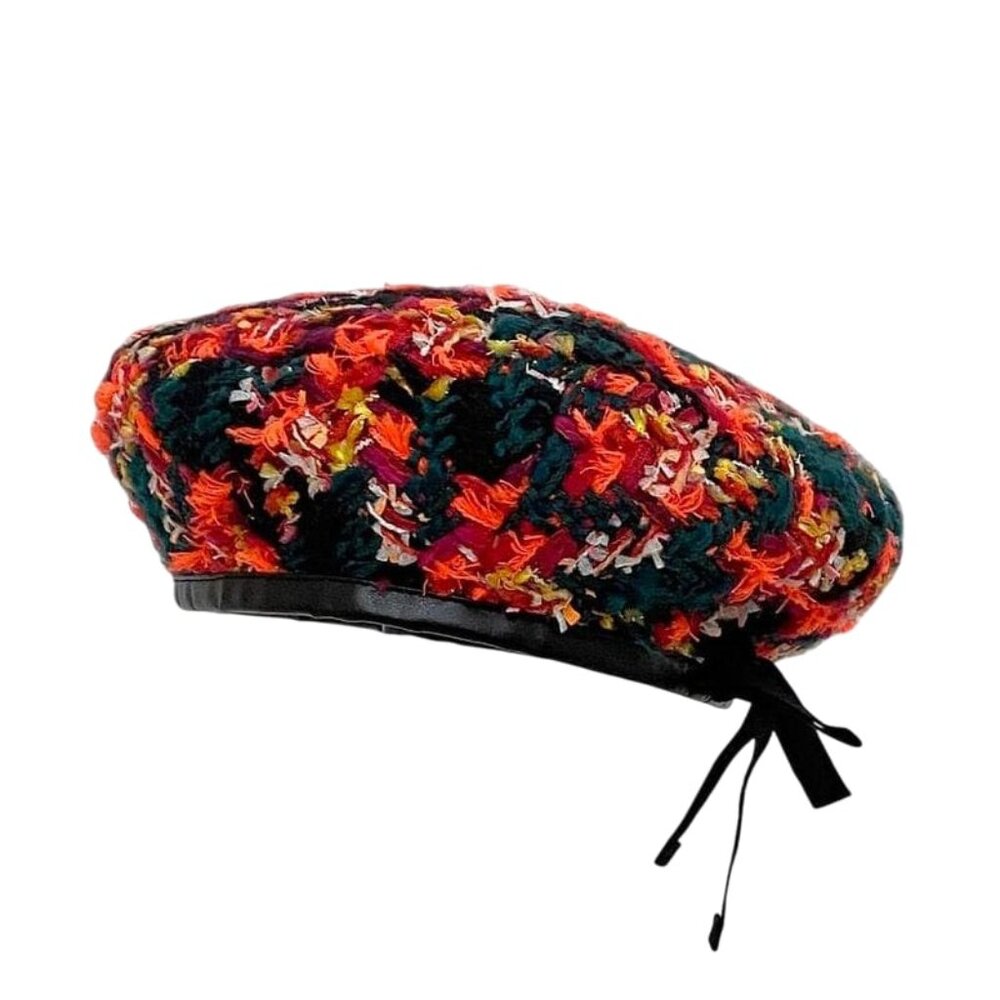 Gucci Beret Green Red Black GG Marmont - Picture 1 of 10